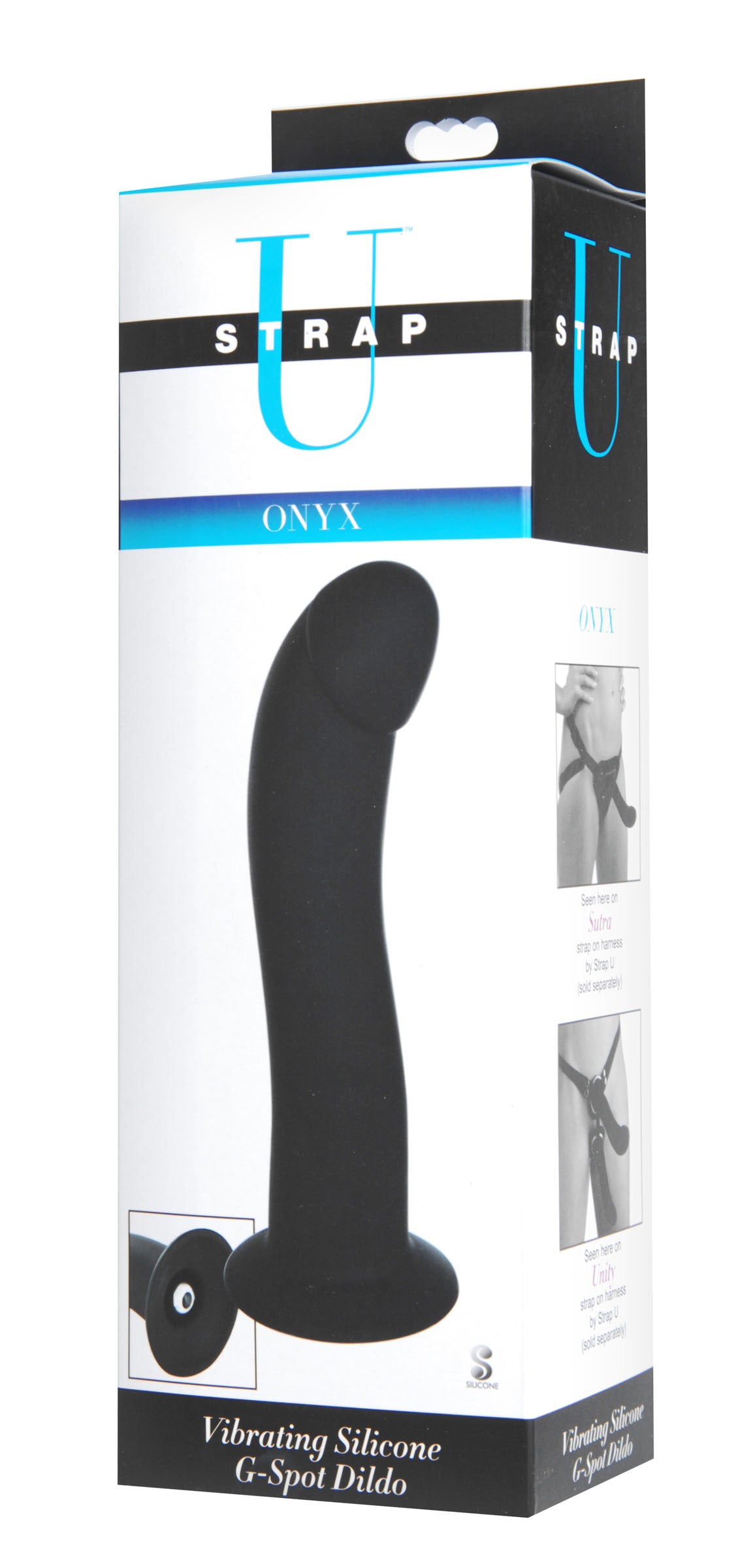 Onyx Vibrating Silicone G- Spot Dildo - Not Very Vanilla