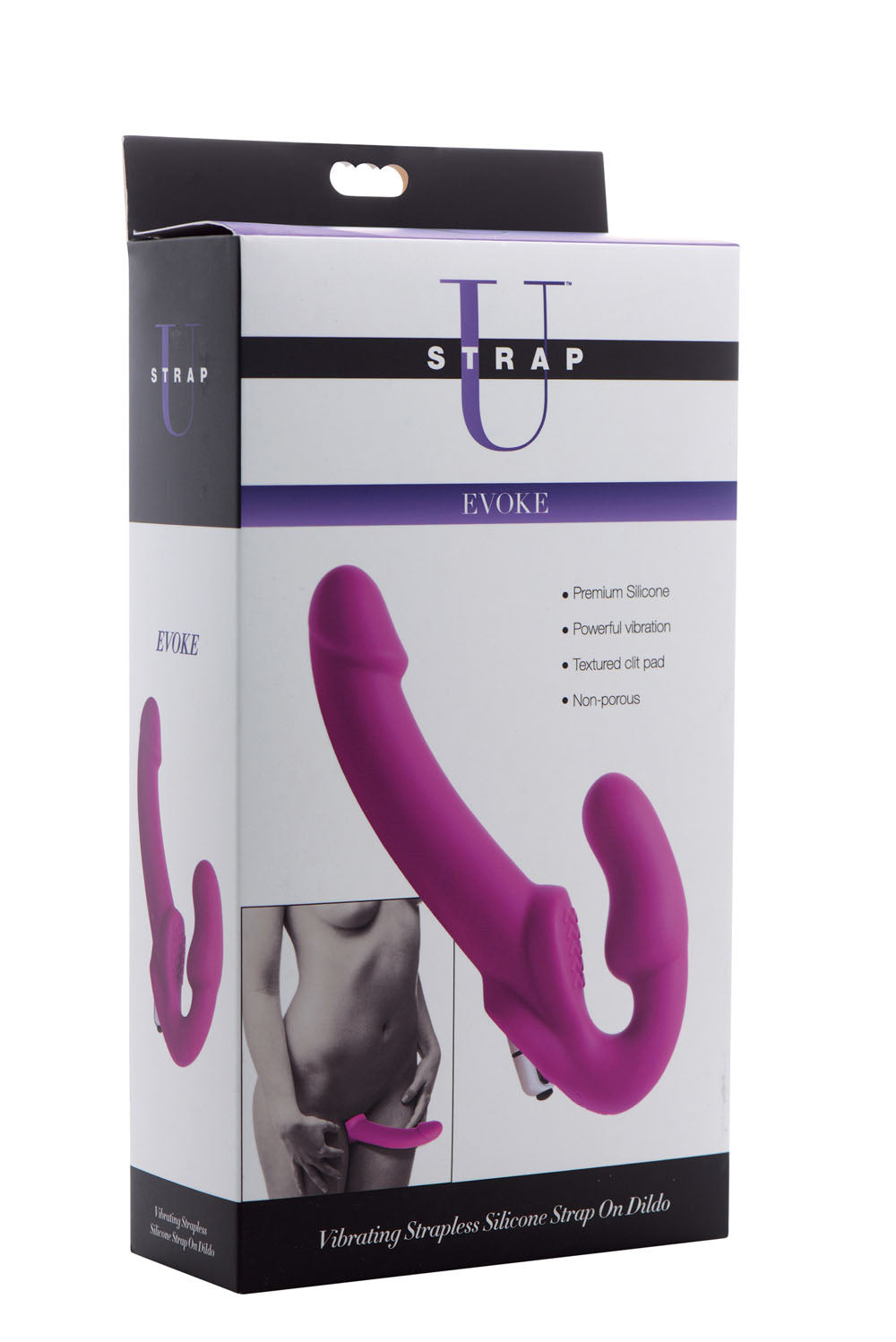 Evoke Vibrating Strapless Silicone Strap-on Dildo - Not Very Vanilla