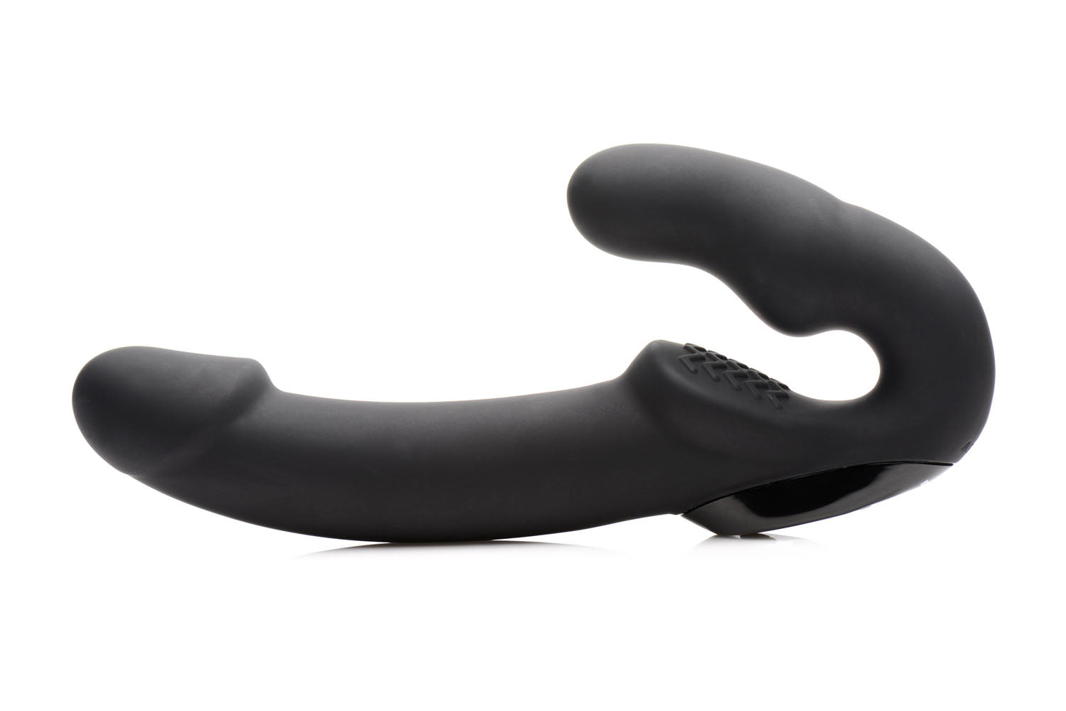 Urge Silicone Strapless Strap on With Remote - Black - Not Very Vanilla