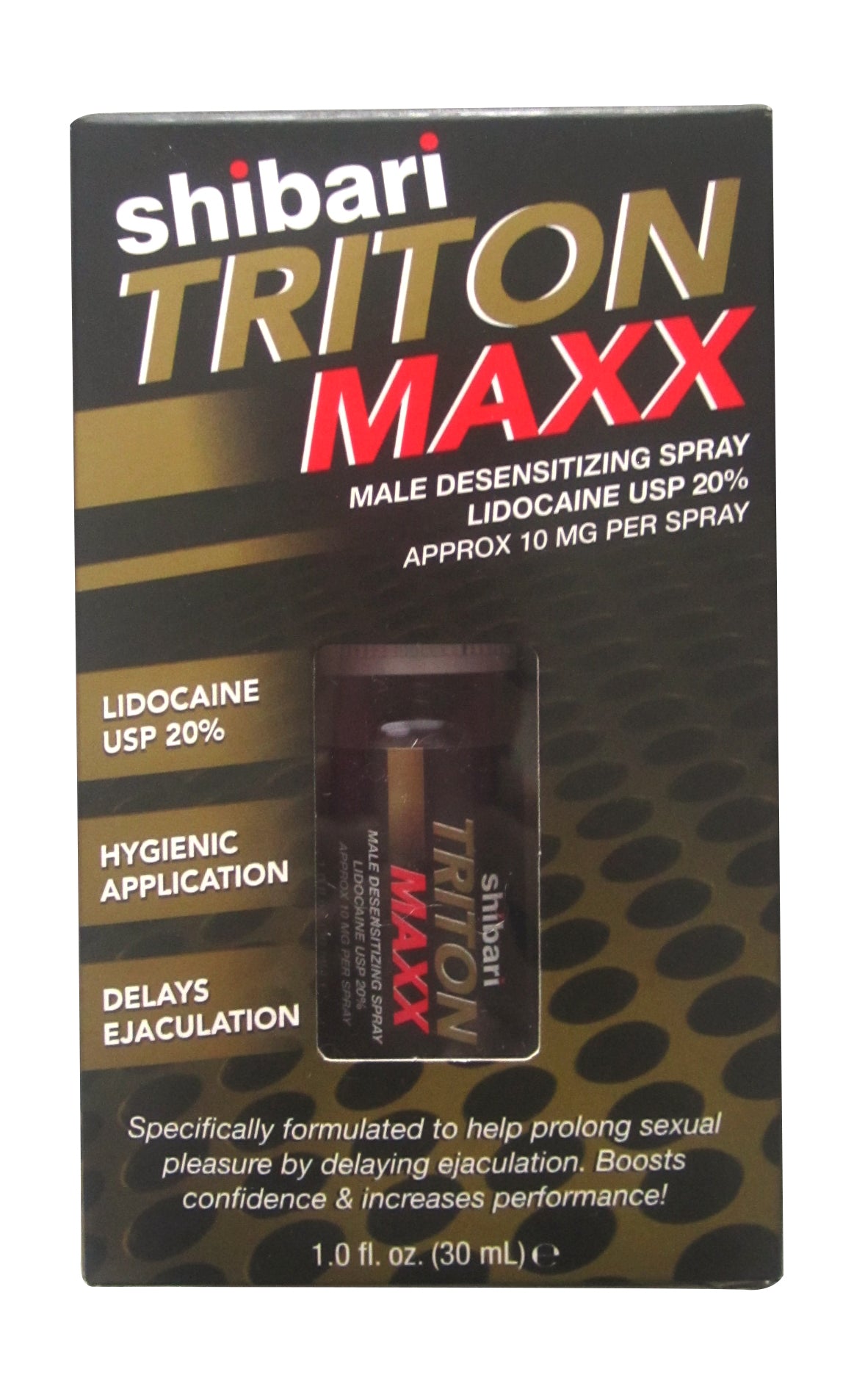 Triton Maxx Desensitizing Spray - 1 Fl. Oz. / 30 ml - Not Very Vanilla