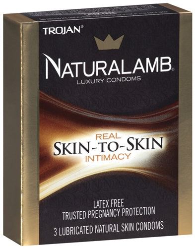 Trojan Naturalamb Luxury Condoms - 3 Pack - Not Very Vanilla