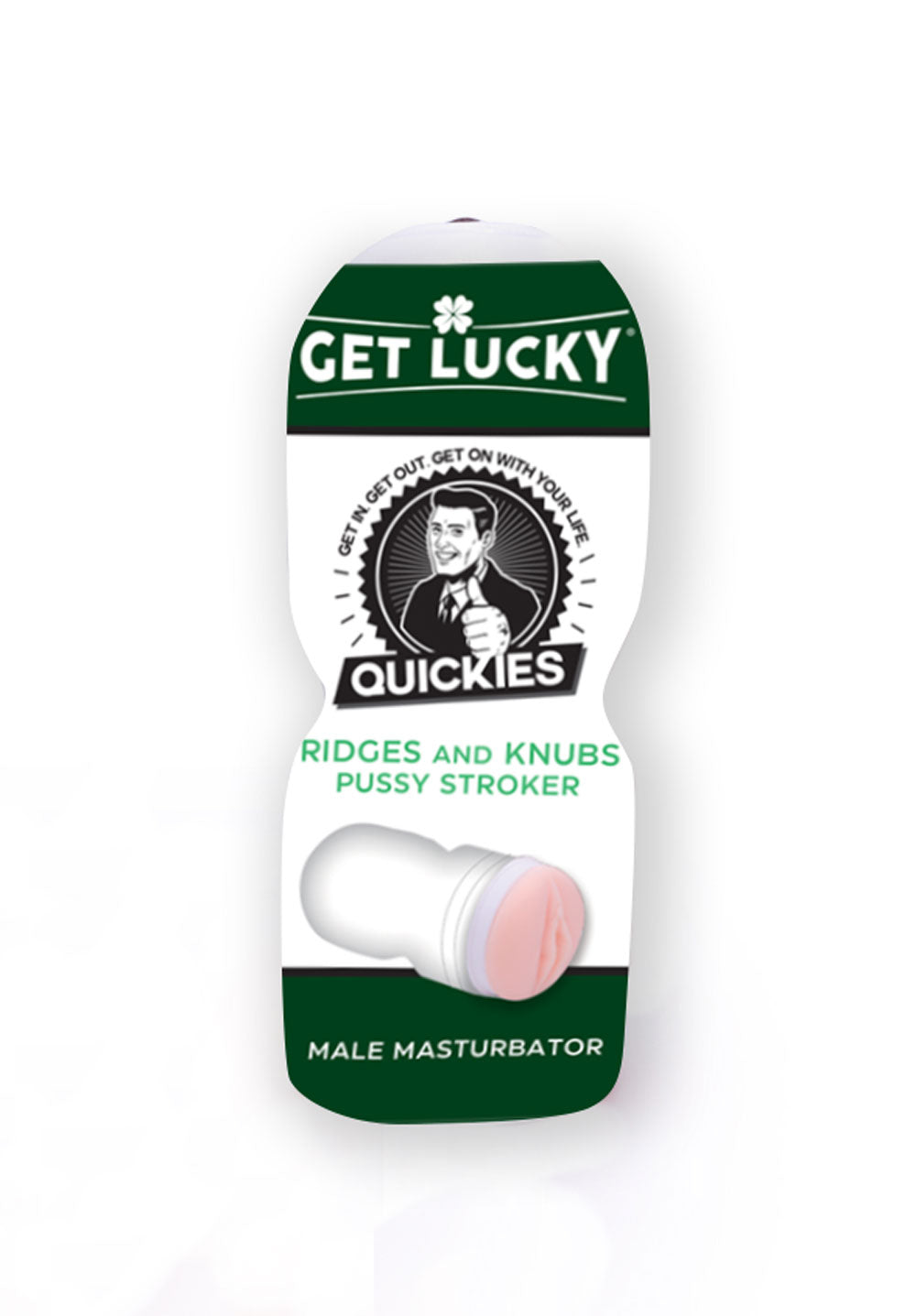 Get Lucky Quickies Ridges and Knubs Pussy Stroker - Not Very Vanilla