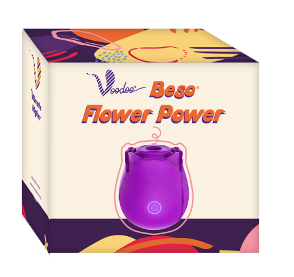 Voodoo Beso Flower Power - Purple - Not Very Vanilla