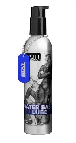 Tom of Fin Water Based Lube 8 Oz - Not Very Vanilla