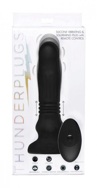 Silicone Swelling & Thrusting Plug With Remote Control - Not Very Vanilla