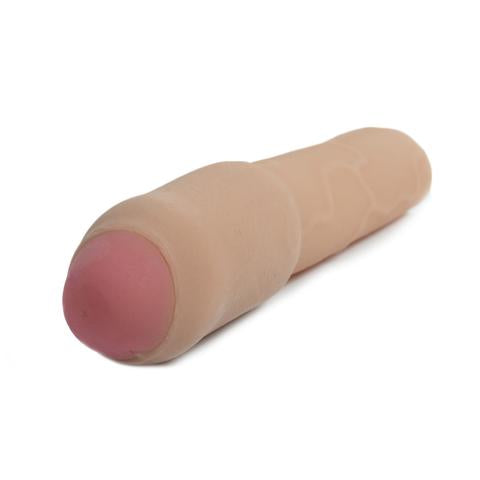 Cyberskin 3 In. Xtra Thick Uncut Transformer Penis Extension - Light - Not Very Vanilla