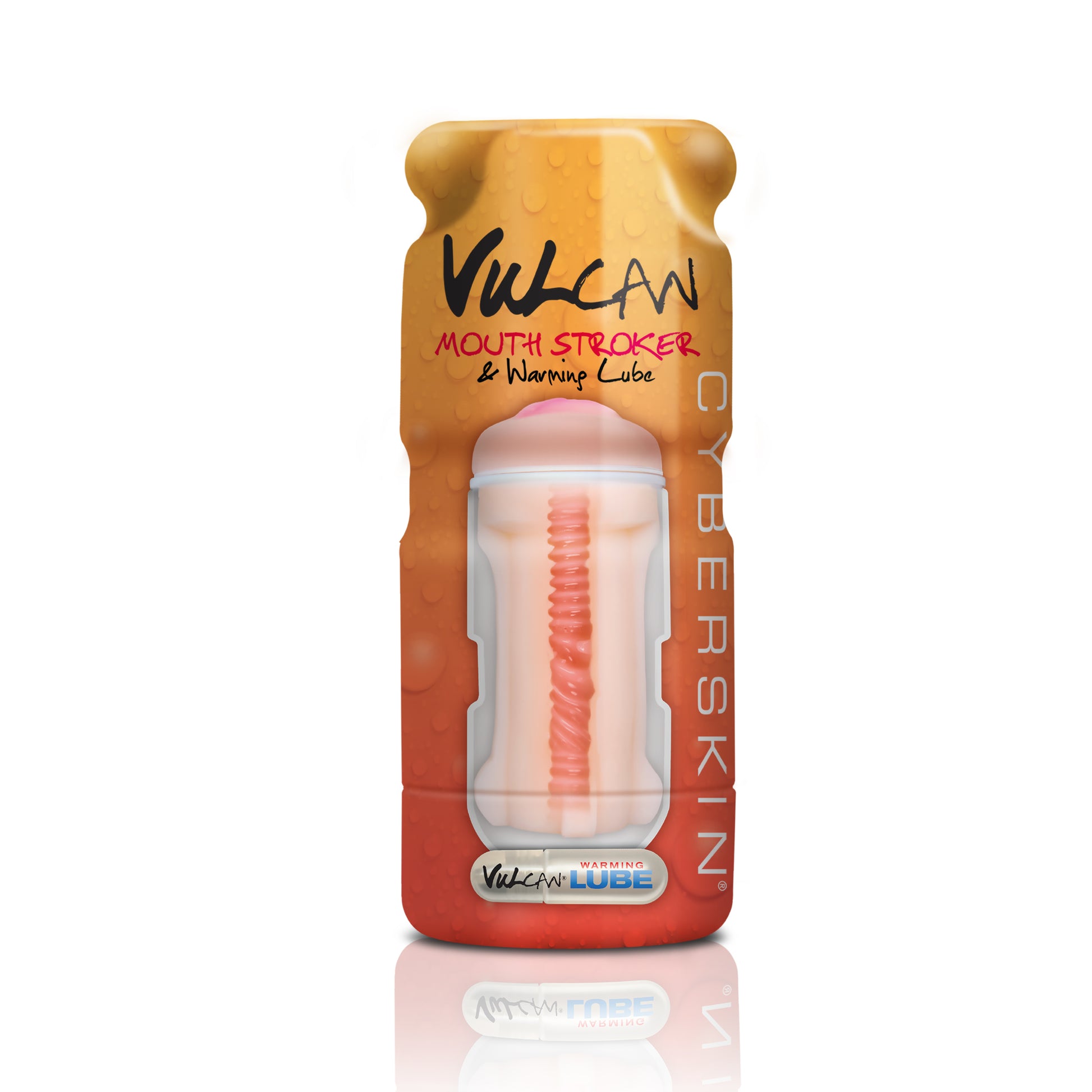 Vulcan Cyberskin - Mouth Stroker & Warming Lube - Light - Not Very Vanilla