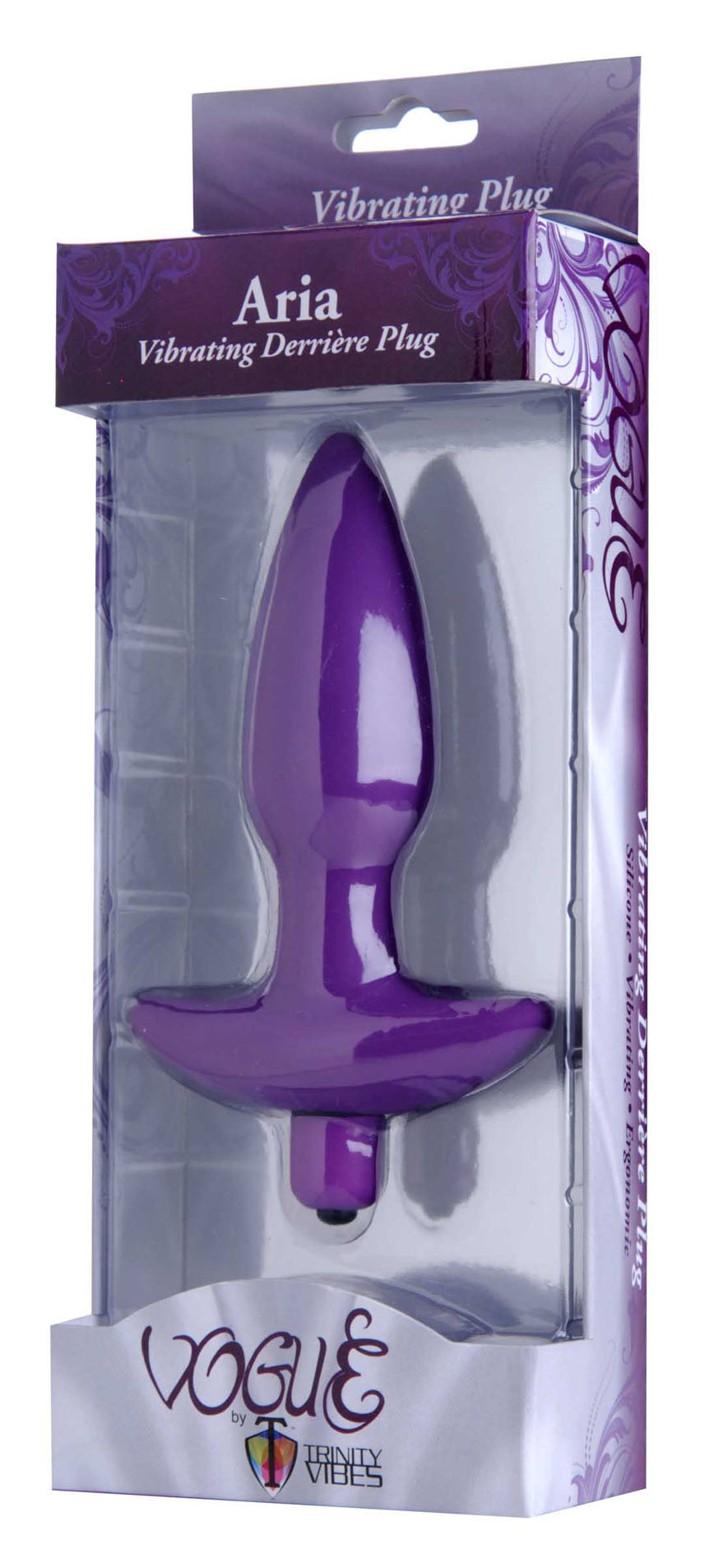 Aria Vibrating Silicone Anal Plug - Medium - Not Very Vanilla