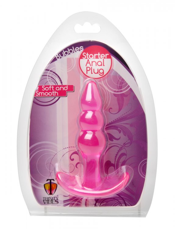 Bubbles Bumpy Starter Anal Plug - Pink - Not Very Vanilla