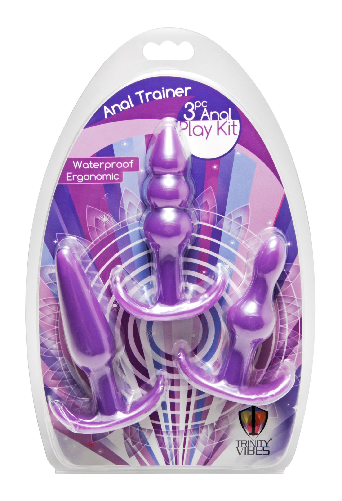 Anal Trainer 3 Piece Anal Play Kit - Purple - Not Very Vanilla