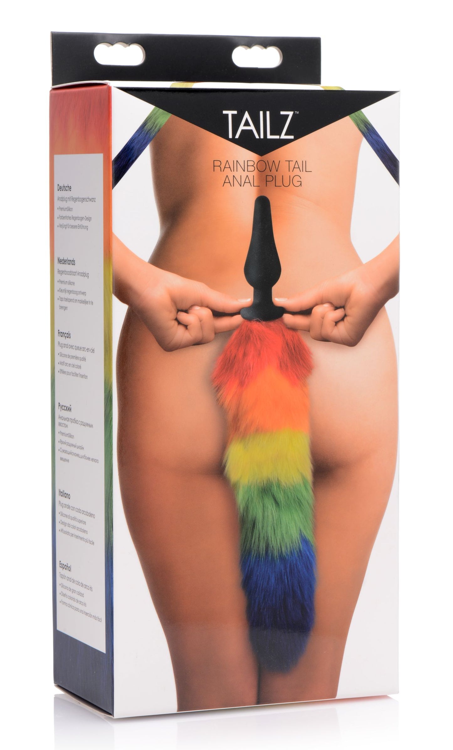 Rainbow Tail Anal Plug - Not Very Vanilla