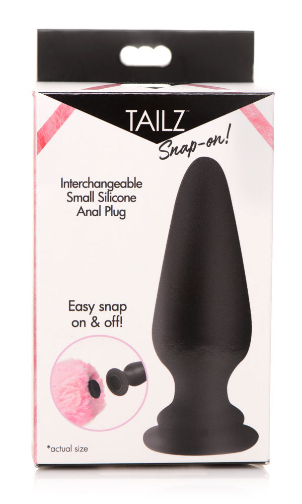 Snap-on Interchangeable Small Silicone Anal Plug - Not Very Vanilla