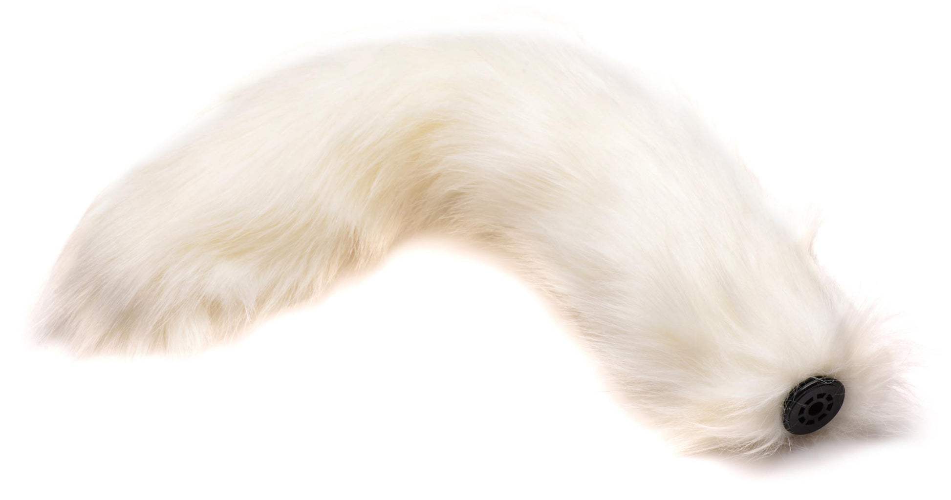 Interchangeable White Fox Tail - Not Very Vanilla