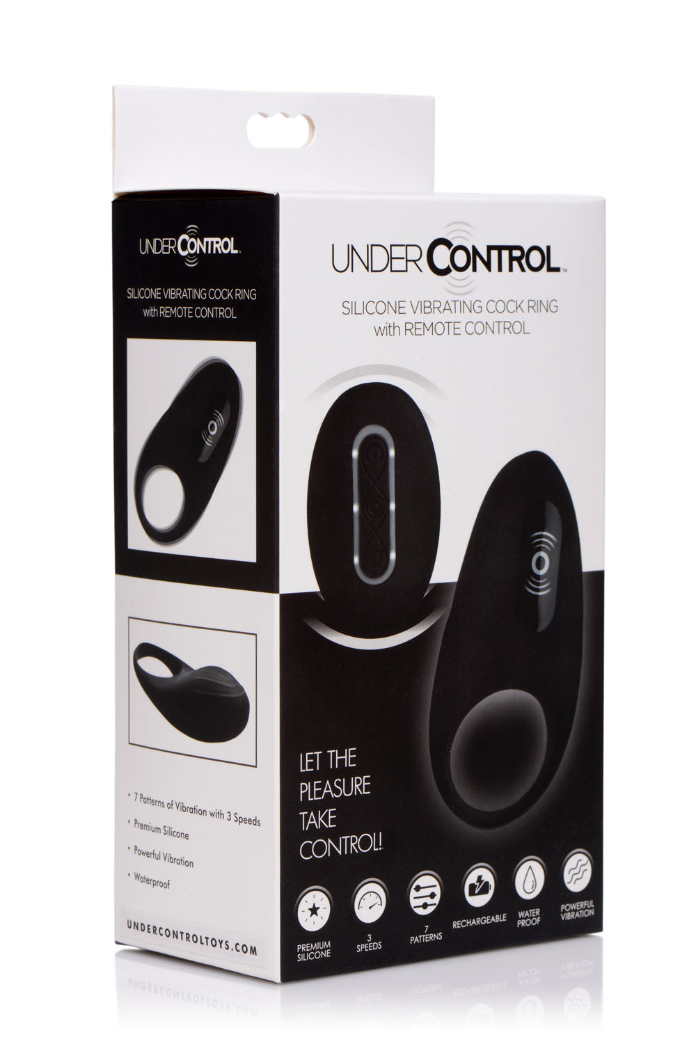 Under Control Vibrating Cock Ring With Remote Control - Not Very Vanilla