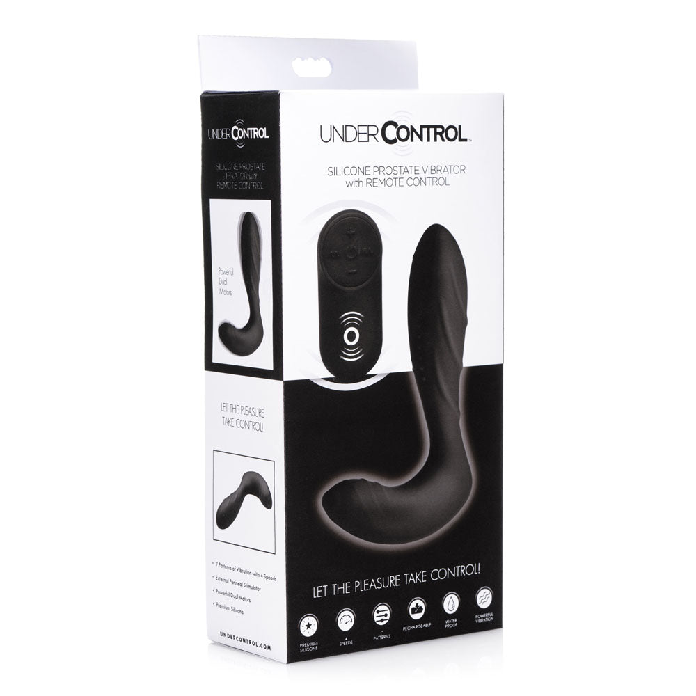 Silicone Prostate Vibrator With Remote Control - Not Very Vanilla