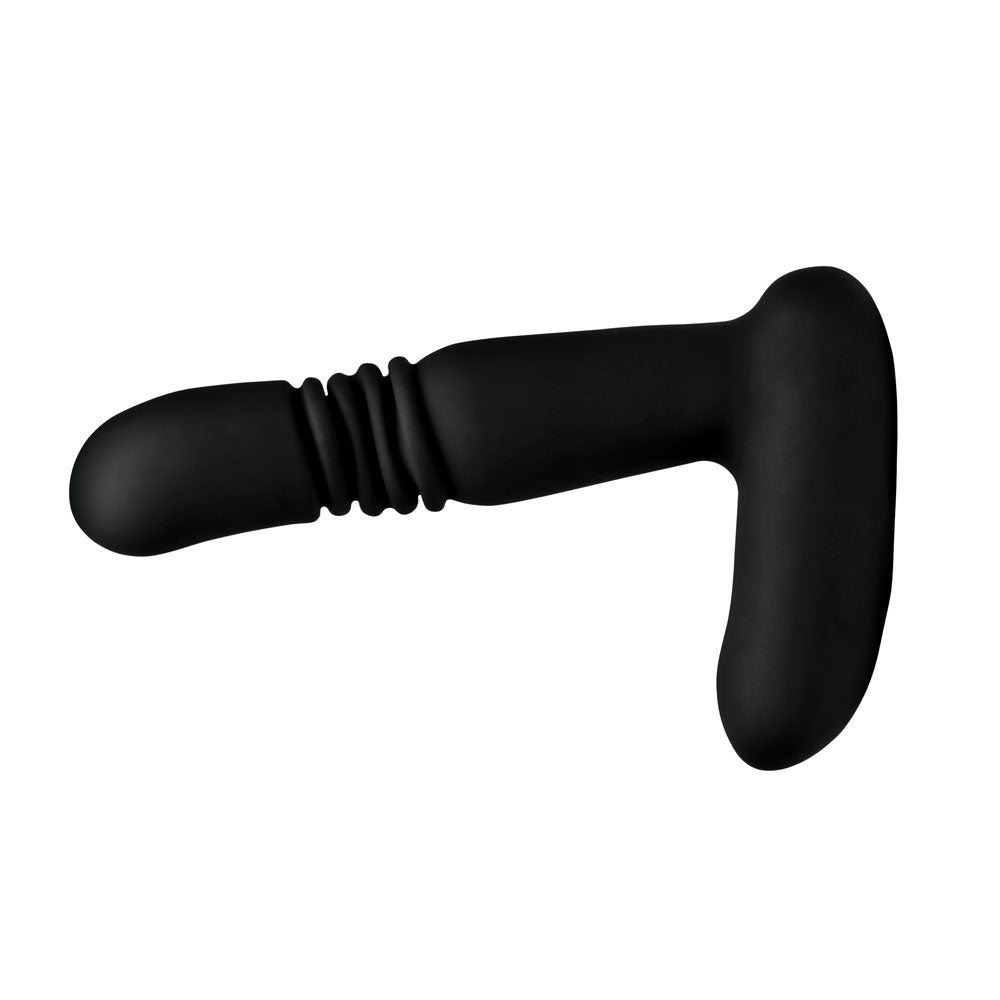 Silicone Thrusting Anal Plug With Remote Control - Not Very Vanilla