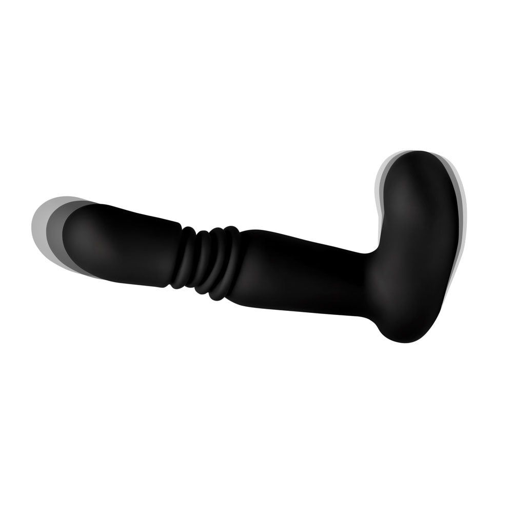 Silicone Thrusting Anal Plug With Remote Control - Not Very Vanilla