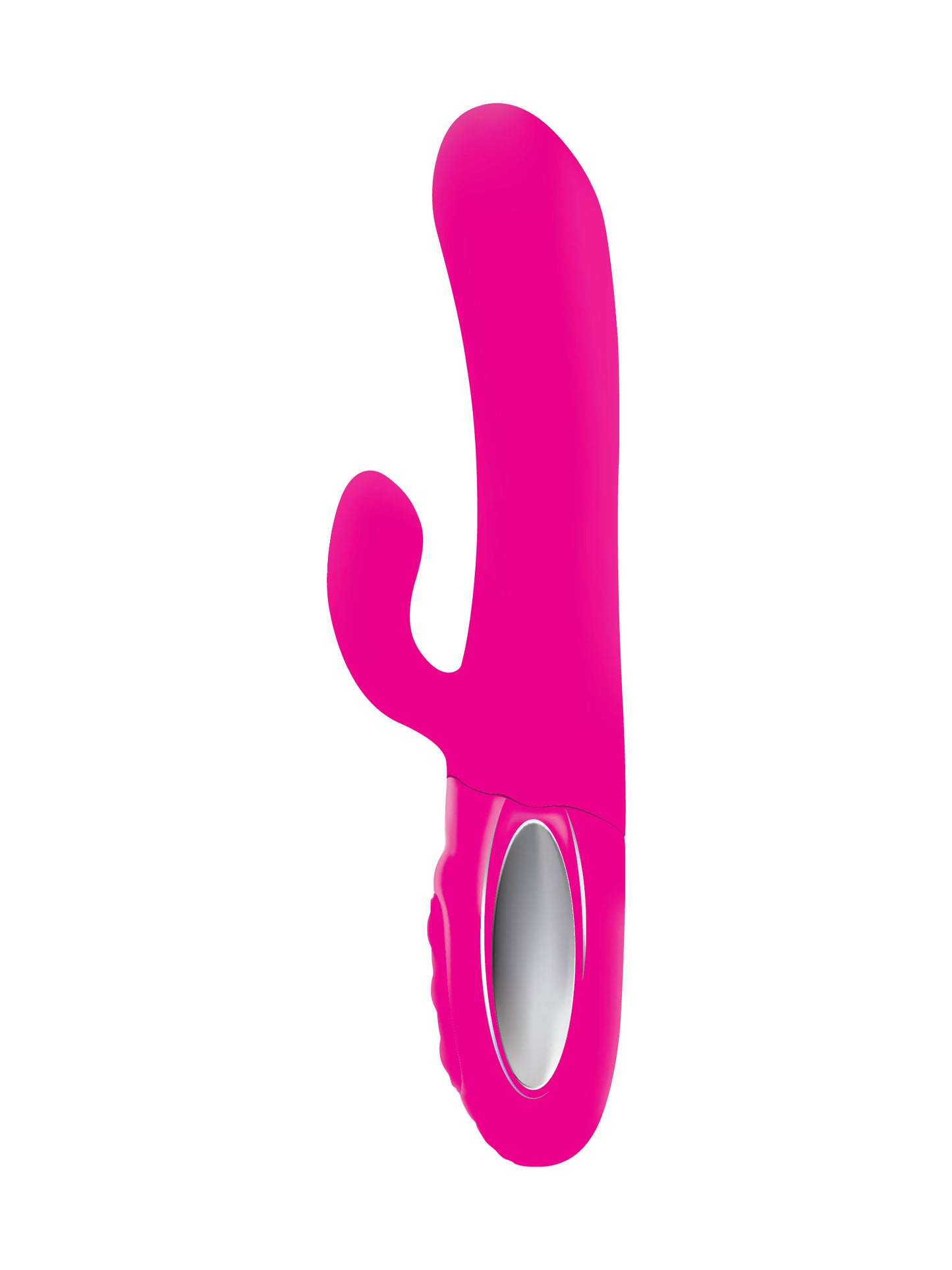 Hypnotic - Hot Pink - Thrusting Rabbit With Swinging Clitoral Stimulator - Not Very Vanilla