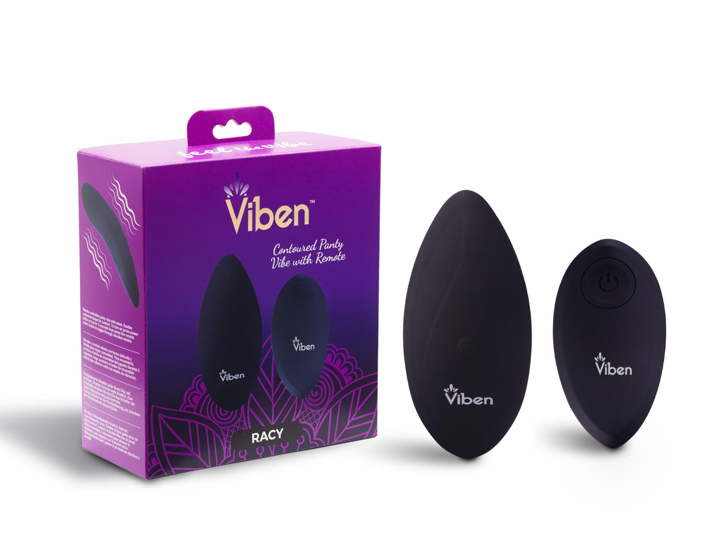 Racy Remote Control 10 Function Panty Vibe - Black Vibe - Not Very Vanilla