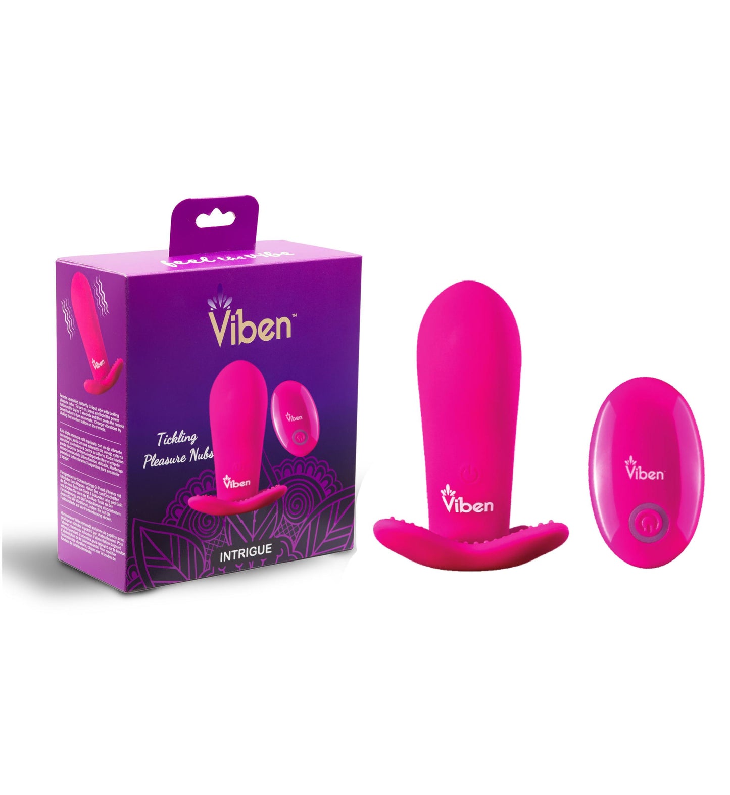 Intrigue - Hot Pink - Remote Control 10-Function Panty Vibe - Not Very Vanilla