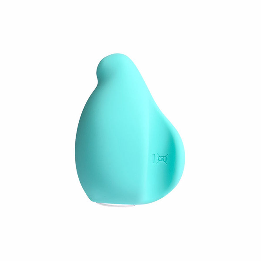 Yumi Rechargeable Finger Vibe - Tease Me Turquoise - Not Very Vanilla