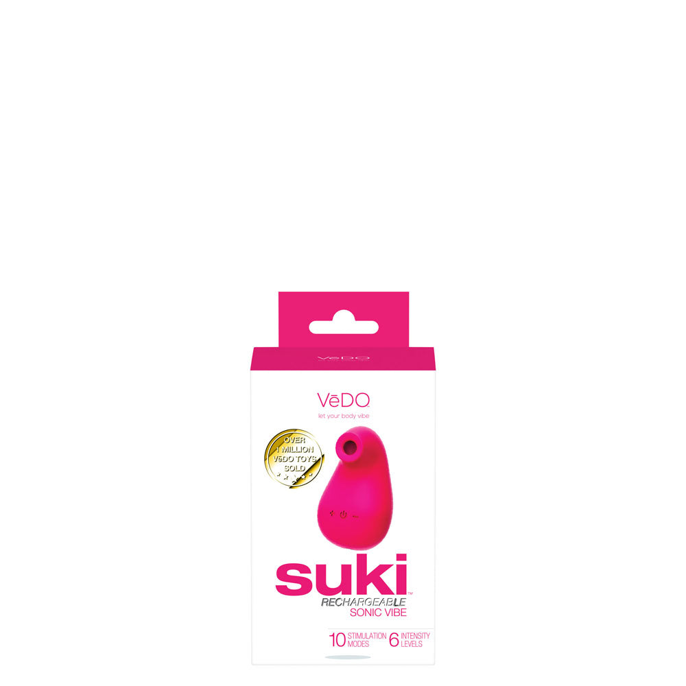 Suki Rechargeable Sonic Vibe - Foxy Pink - Not Very Vanilla