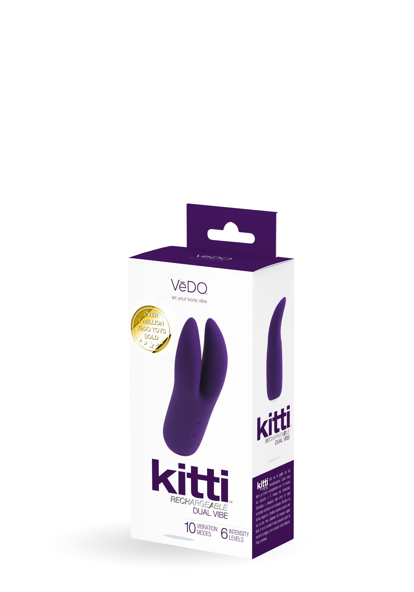 Kitti Rechargeable Dual Vibe - Deep Purple - Not Very Vanilla