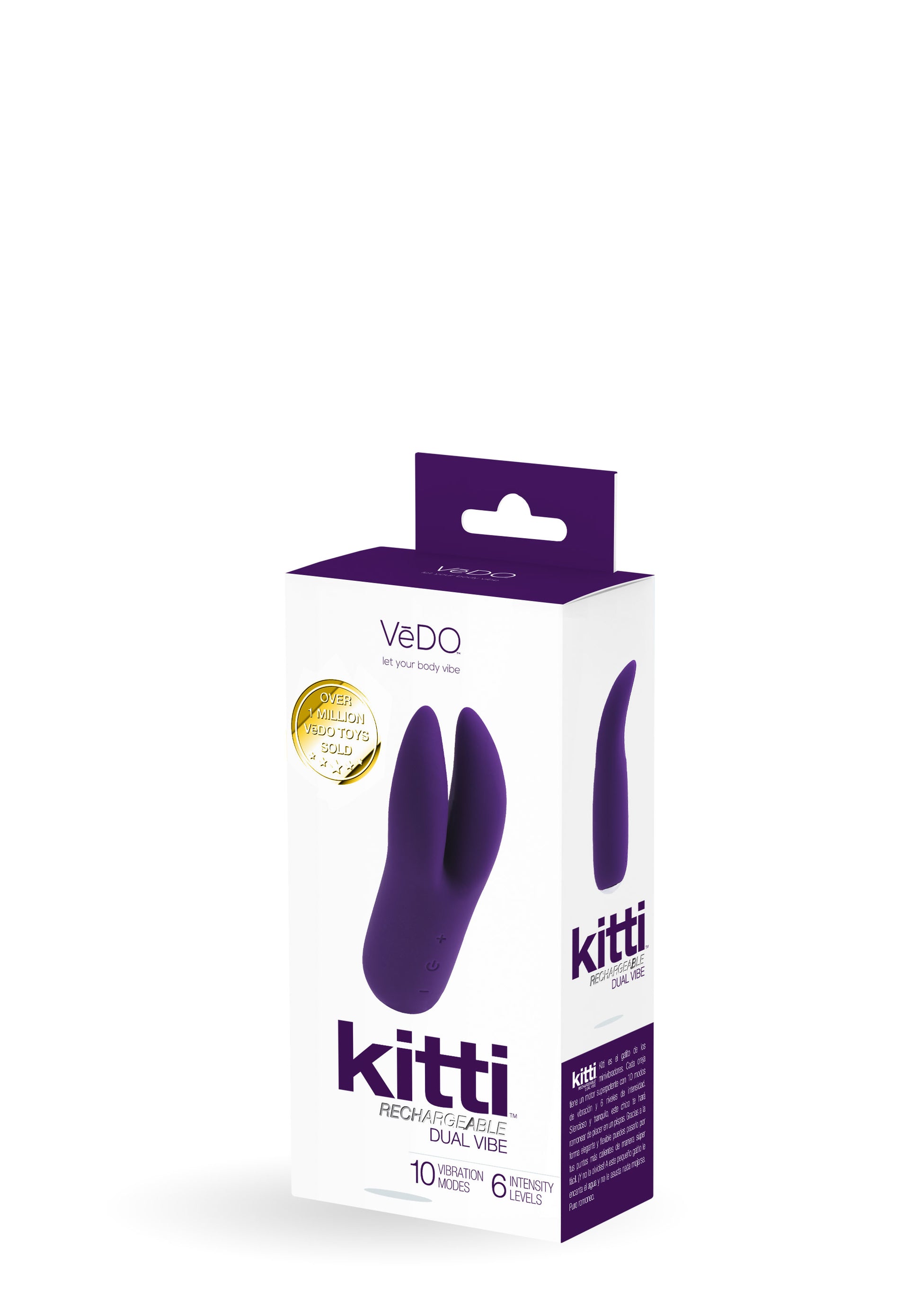 Kitti Rechargeable Dual Vibe - Deep Purple - Not Very Vanilla