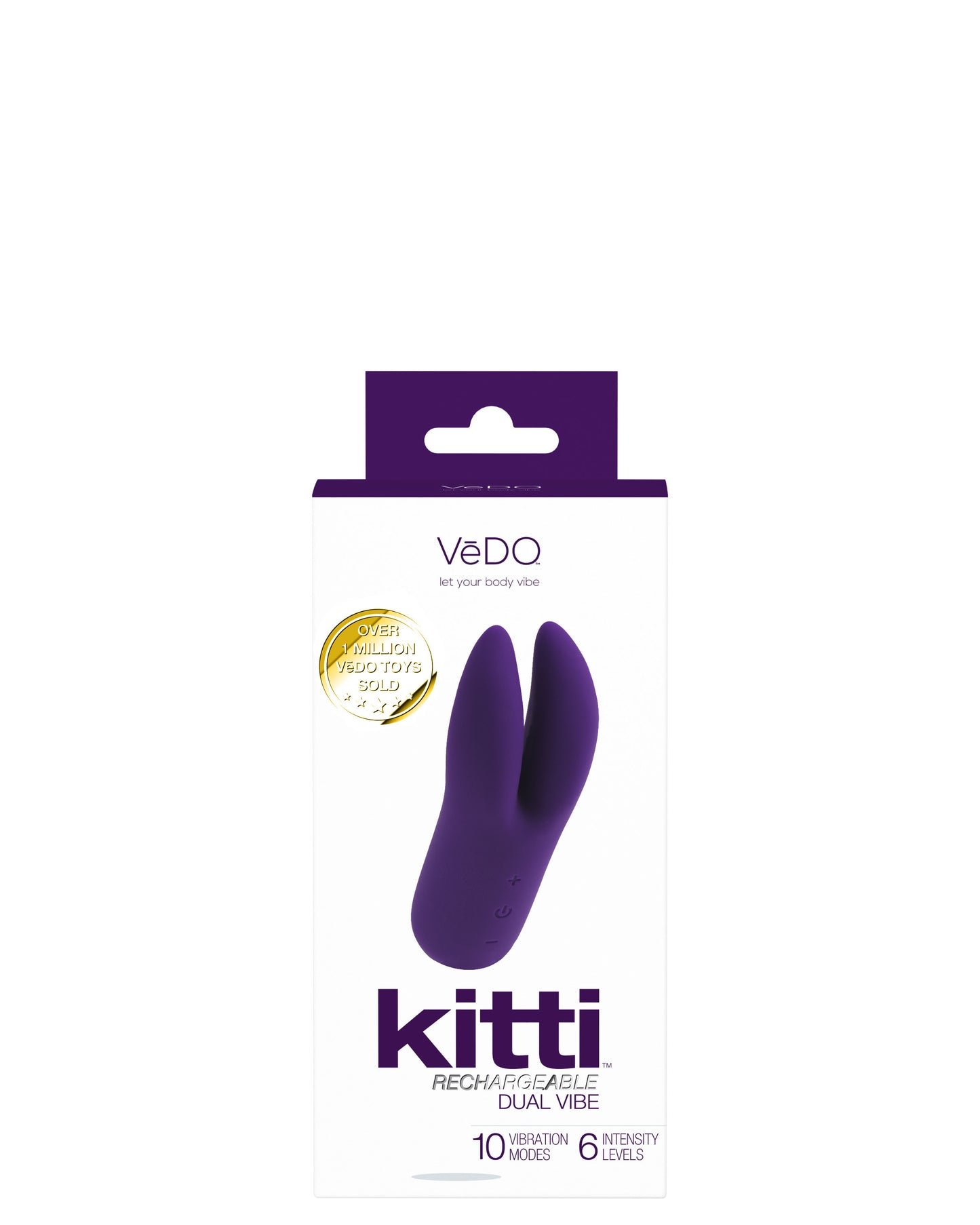 Kitti Rechargeable Dual Vibe - Deep Purple - Not Very Vanilla