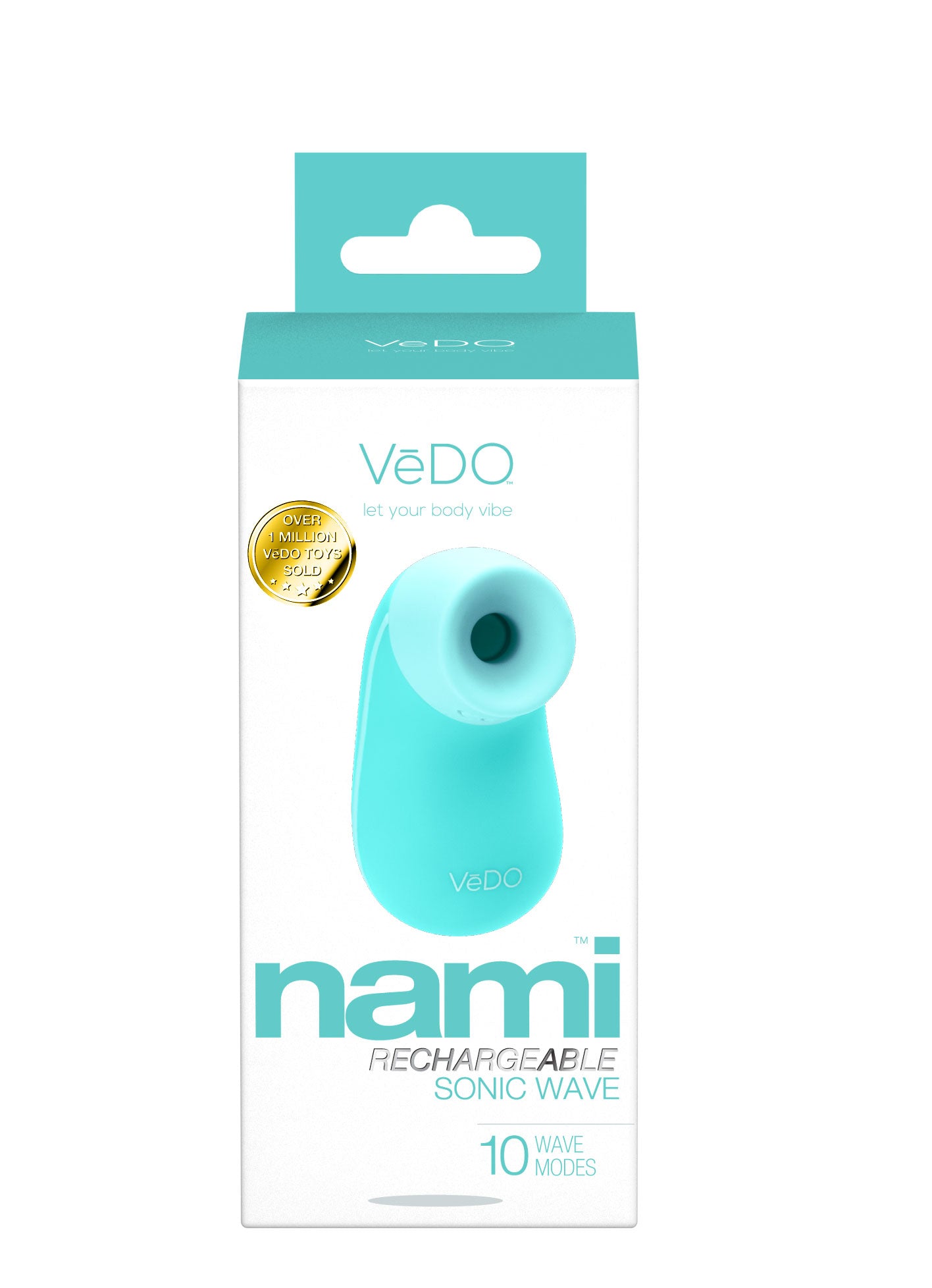 Nami Rechargeable Sonic Vibe - Tease Me Turquoise - Not Very Vanilla