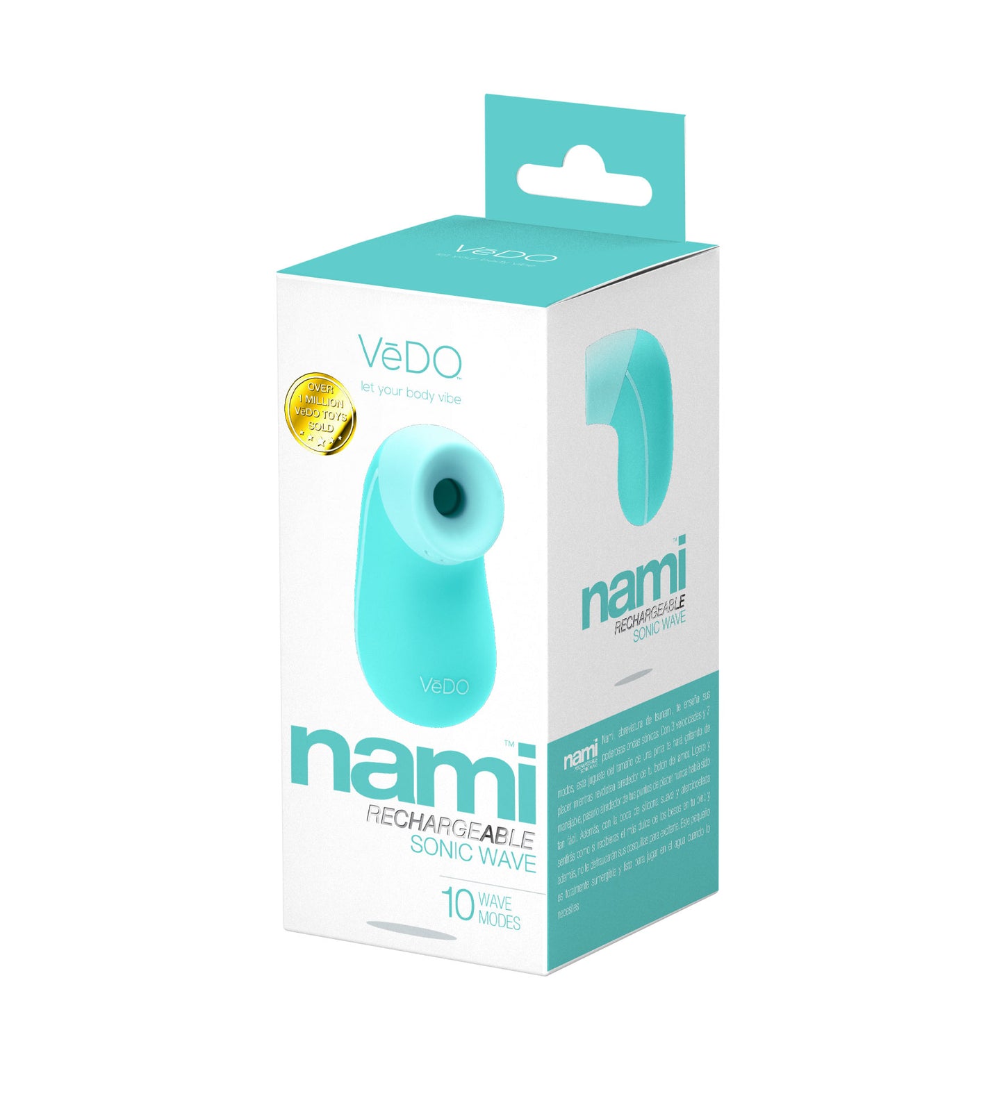 Nami Rechargeable Sonic Vibe - Tease Me Turquoise - Not Very Vanilla