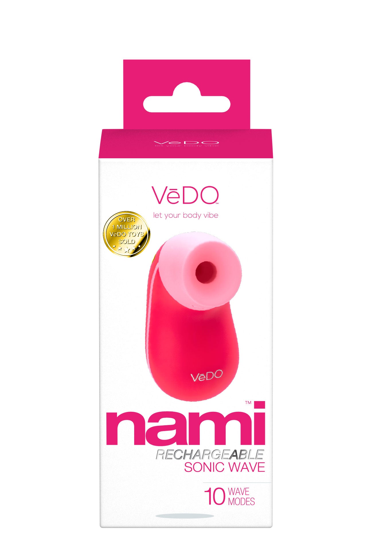 Nami Rechargeable Sonic Vibe - Foxy Pink - Not Very Vanilla