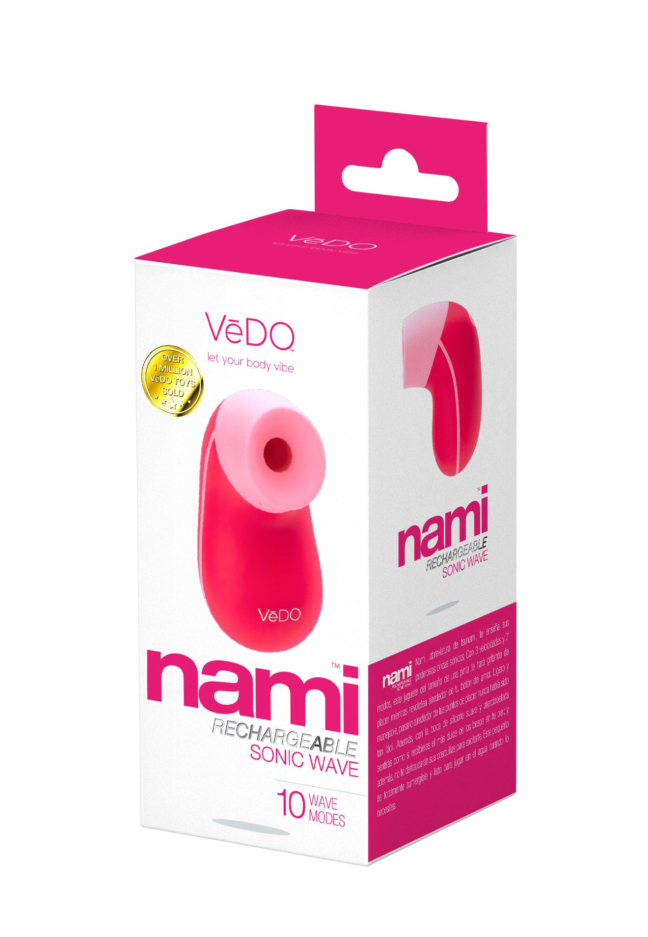 Nami Rechargeable Sonic Vibe - Foxy Pink - Not Very Vanilla