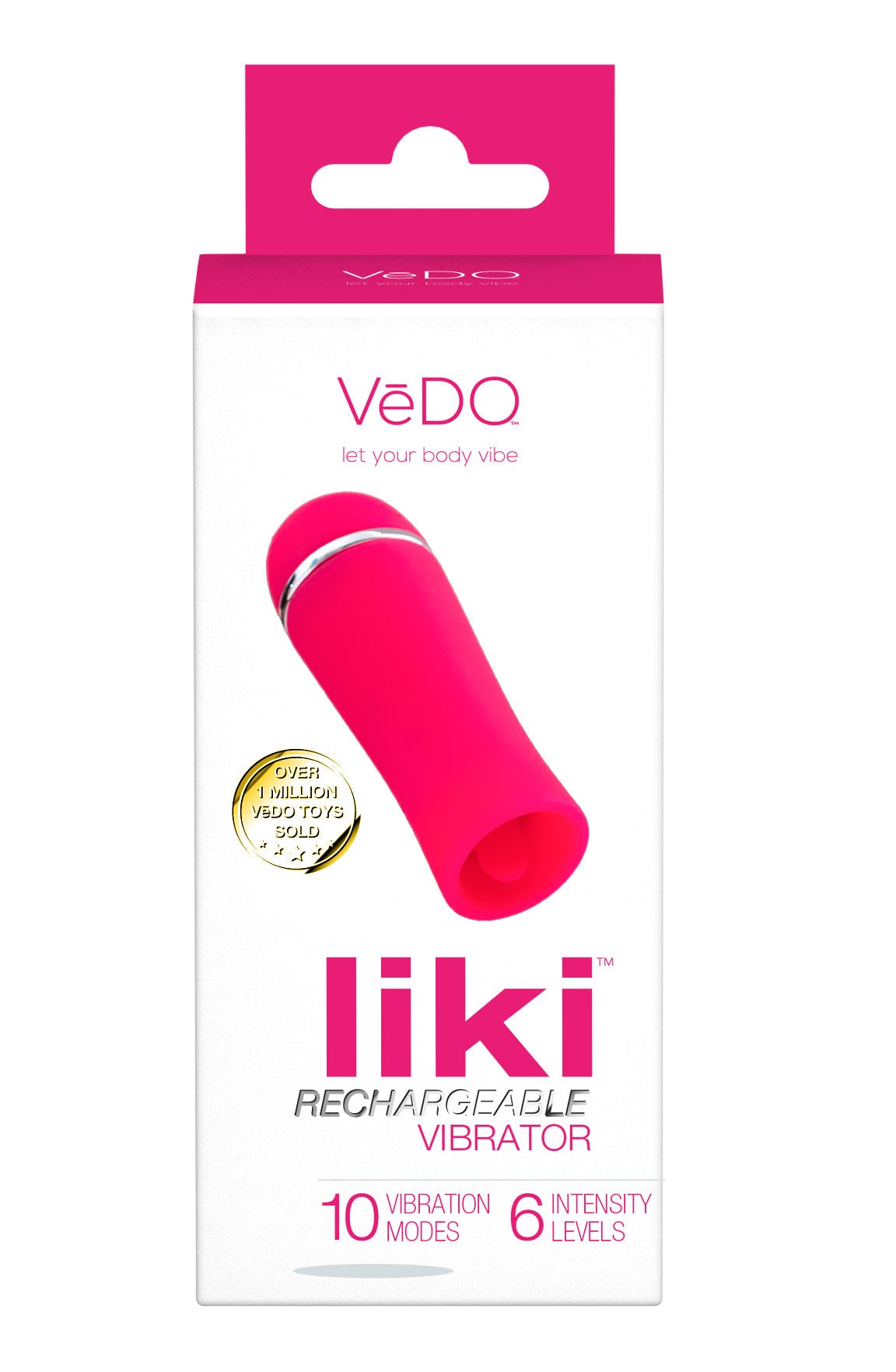 Liki Rechargeable Flicker Vibe - Foxy Pink - Not Very Vanilla