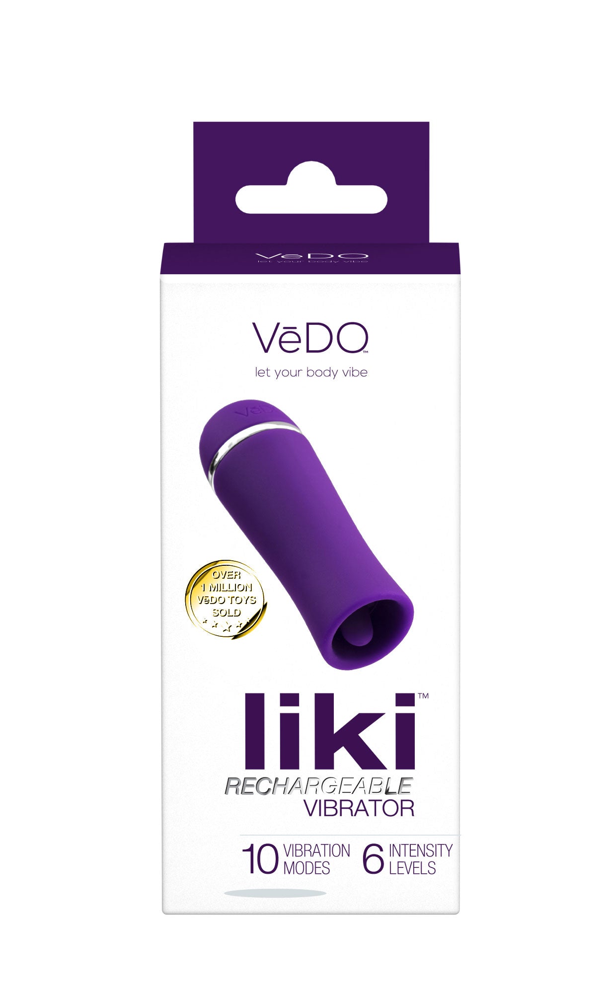 Liki Rechargeable Flicker Vibe - Deep Purple - Not Very Vanilla