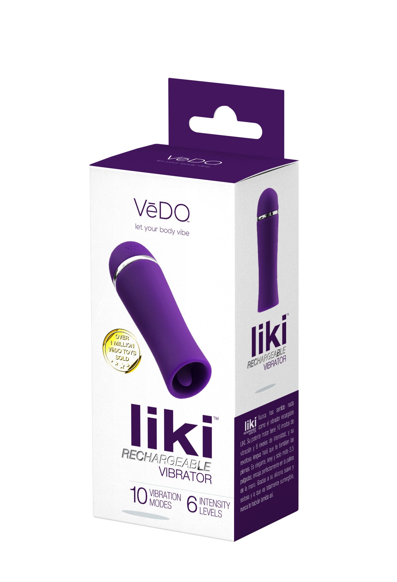 Liki Rechargeable Flicker Vibe - Deep Purple - Not Very Vanilla