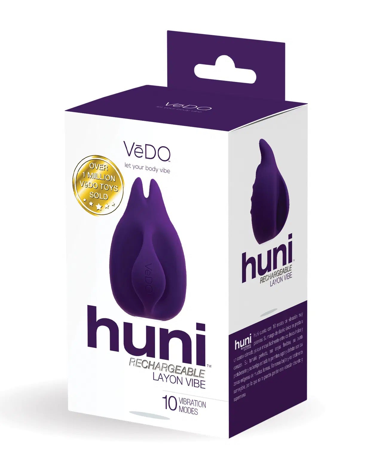 Huni Rechargeable Finger Vibe - Deep Purple - Not Very Vanilla