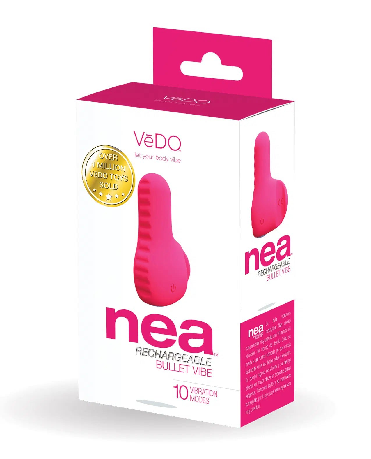 Nea Rechargeable Finger Vibe - Foxy Pink - Not Very Vanilla