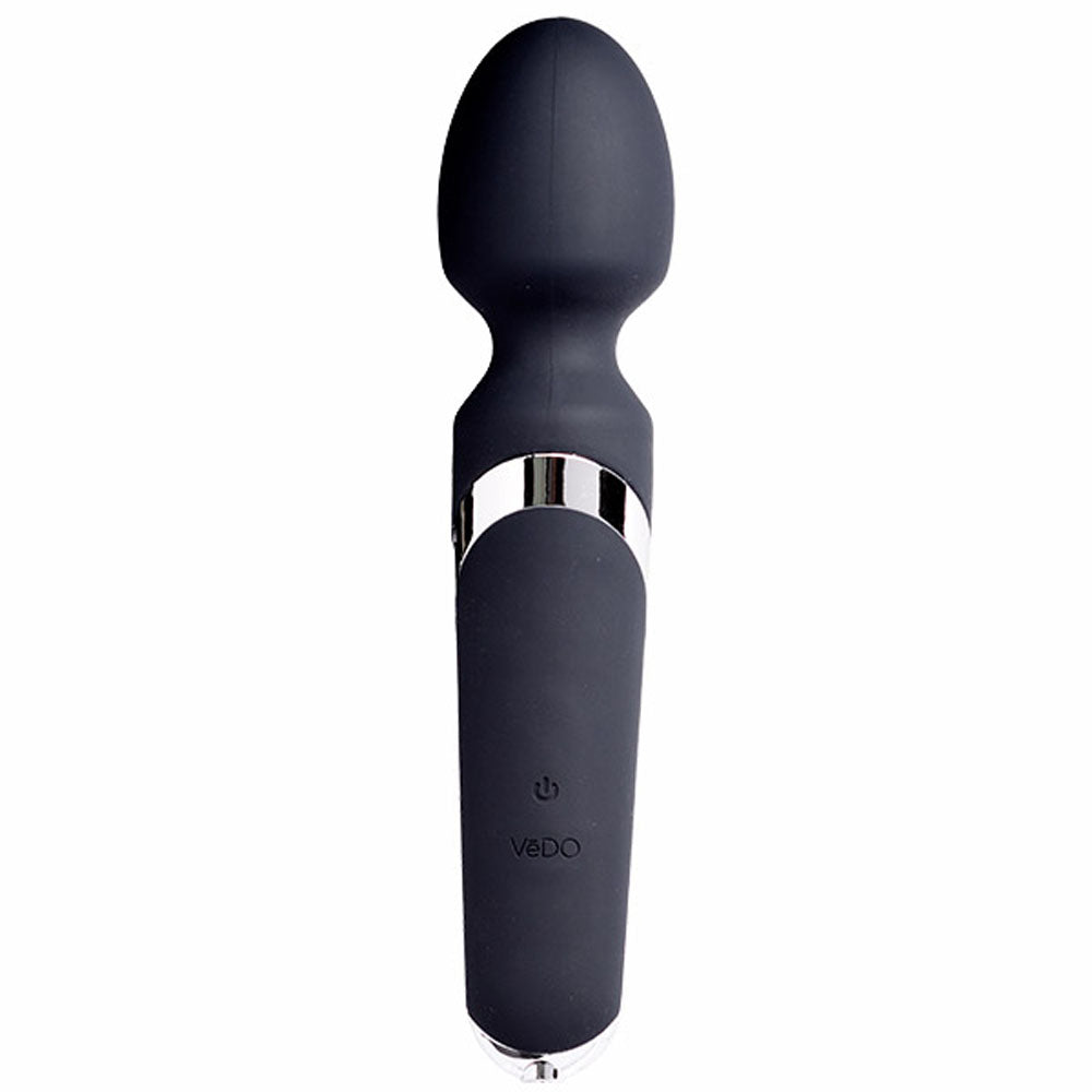 Wanda Rechargeable Wand - Just Black - Not Very Vanilla