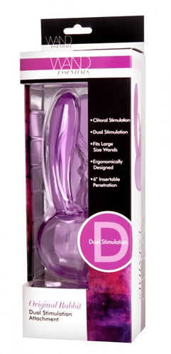 Original Rabbit Dual Stimulation Wand Attachment - Purple We-Ab935 - Not Very Vanilla