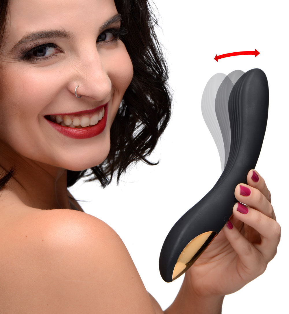 7x Bendable Silicone Vibrator - Black - Not Very Vanilla