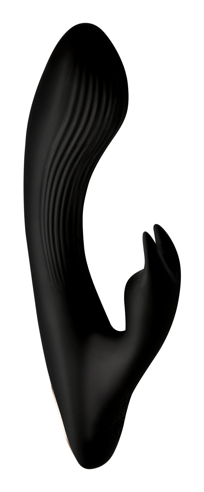 7x Bendable Silicone Rabbit Vibrator - Black - Not Very Vanilla