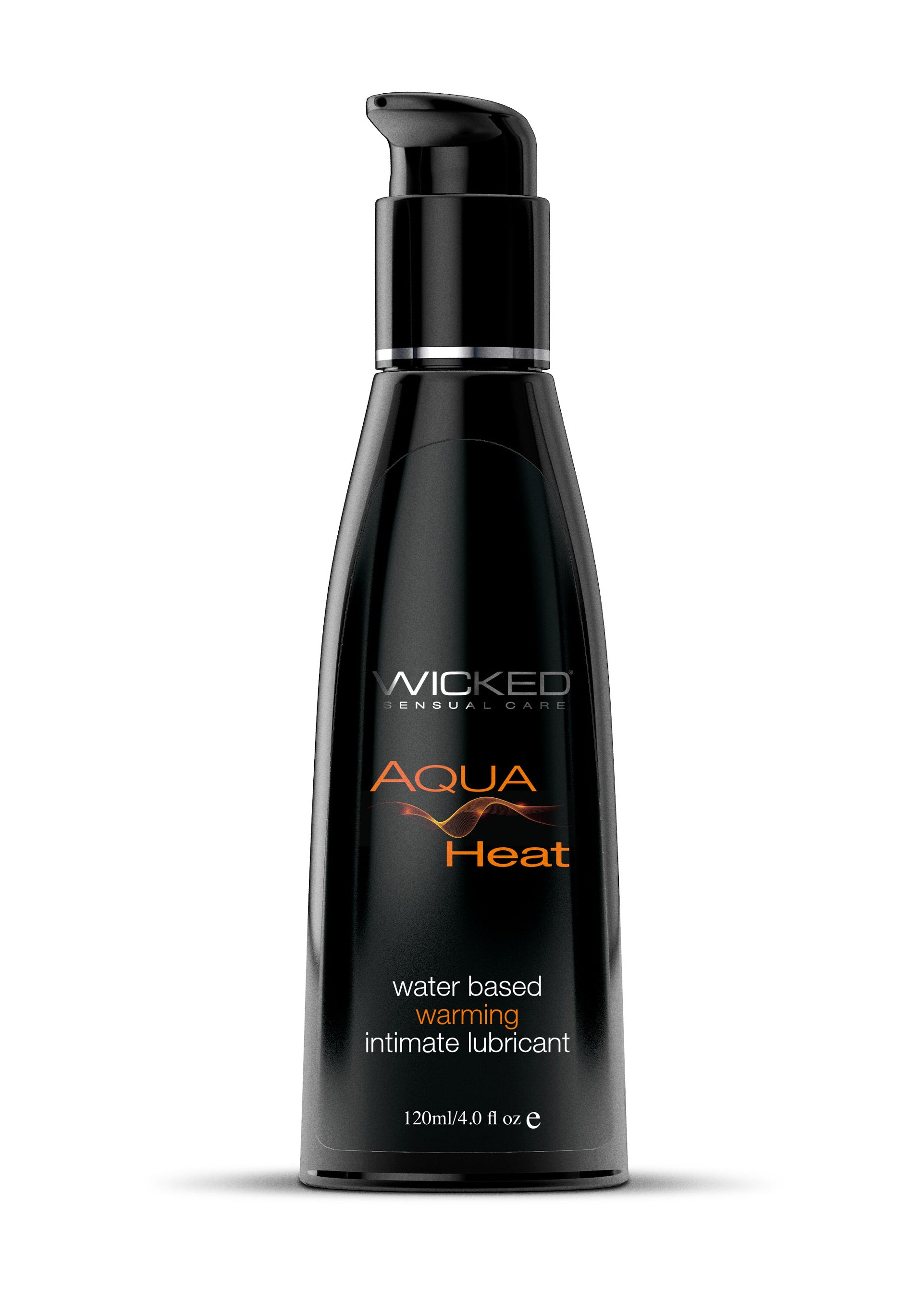 Wicked Aqua Heat Water Based Warming Lubricant 4.0 Oz - Not Very Vanilla