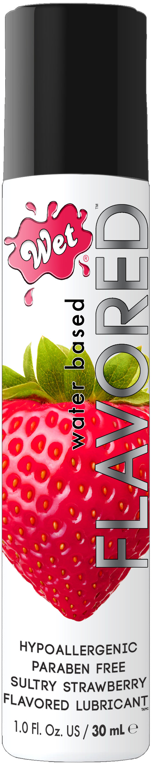 Wet Flavored Lubricant - Sexy Strawberry - 1 Fl Oz - Not Very Vanilla