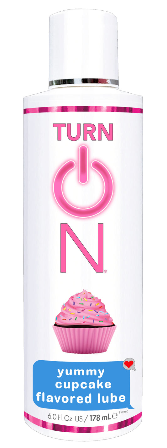 Turn on Yummy Cupcake Flavored Lube - 6 Fl. Oz. - Not Very Vanilla