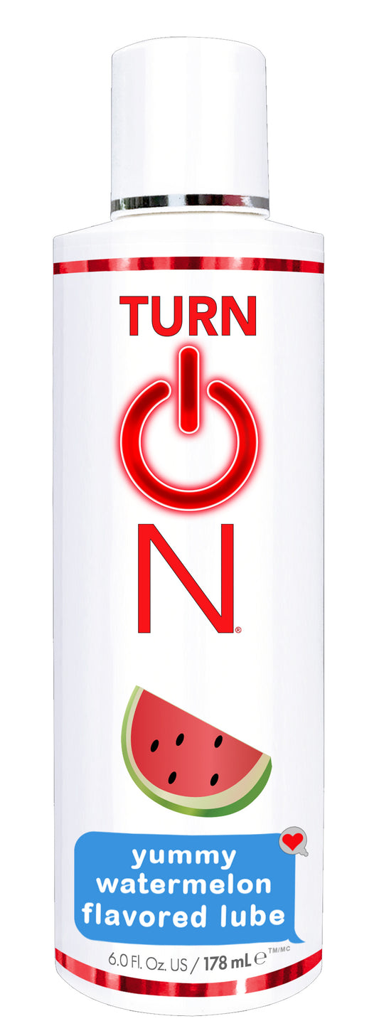 Turn on Yummy Watermelon Flavored Lube - 6 Fl. Oz - Not Very Vanilla