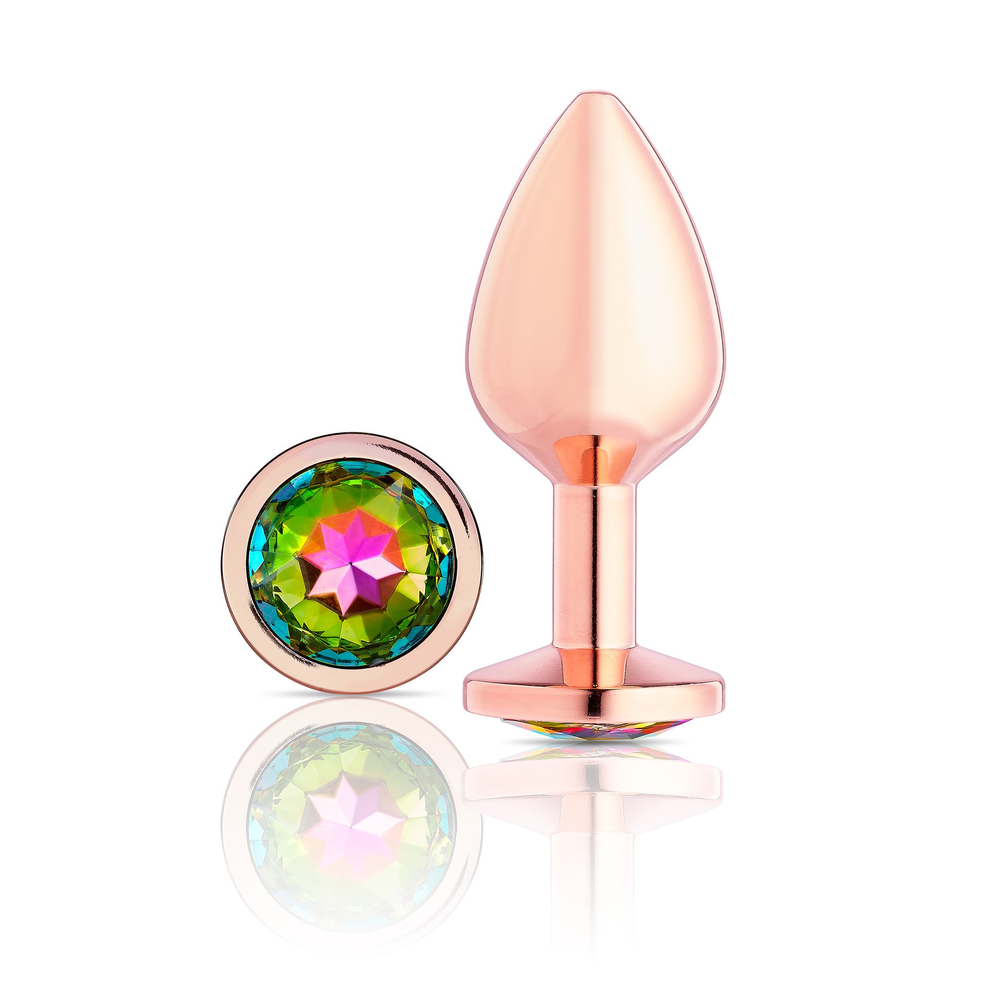 Cloud 9 Novelties Gems Rosy Gold Anal Plug - Medium - Not Very Vanilla