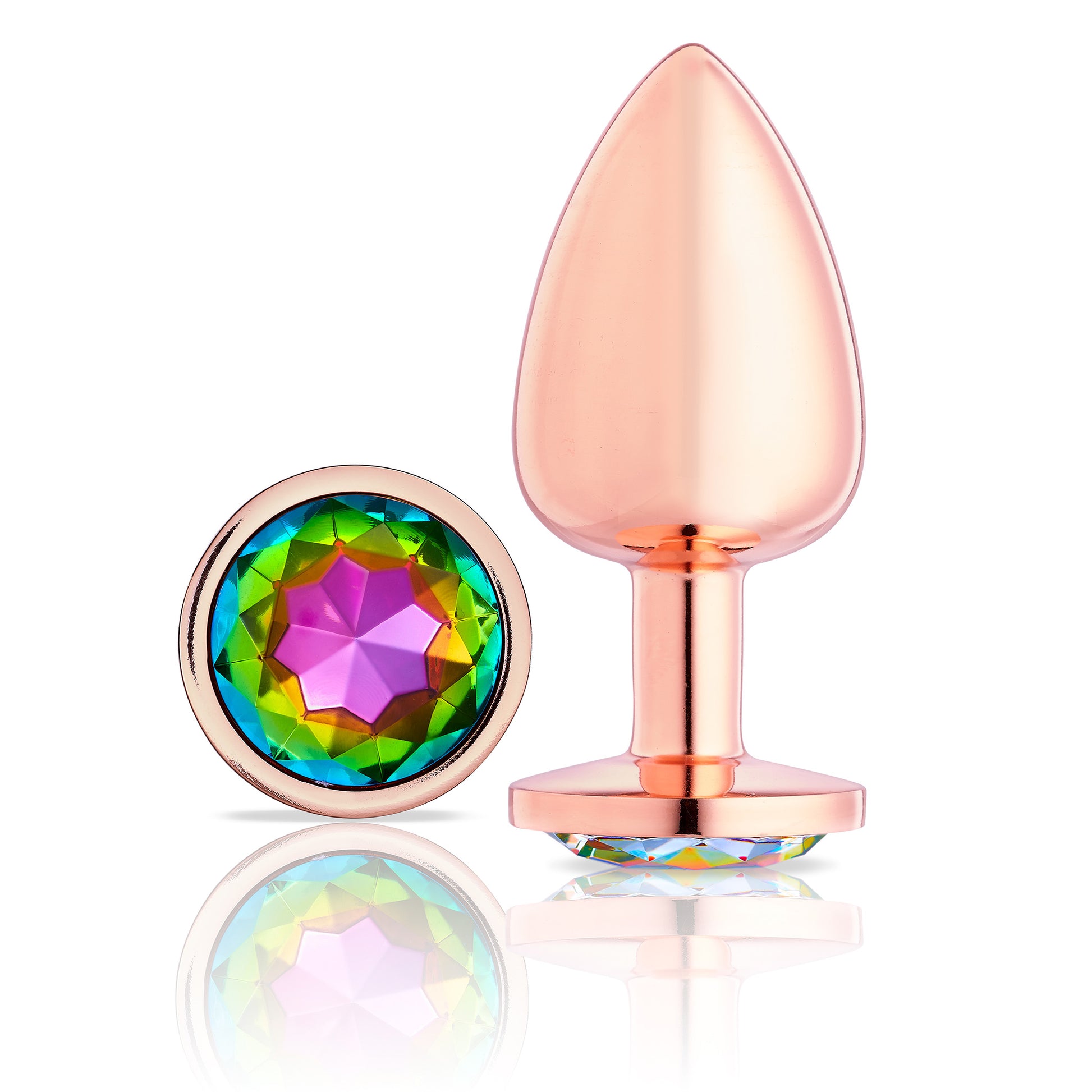 Cloud 9 Novelties Gems Rosy Gold Anal Plug - Large - Not Very Vanilla