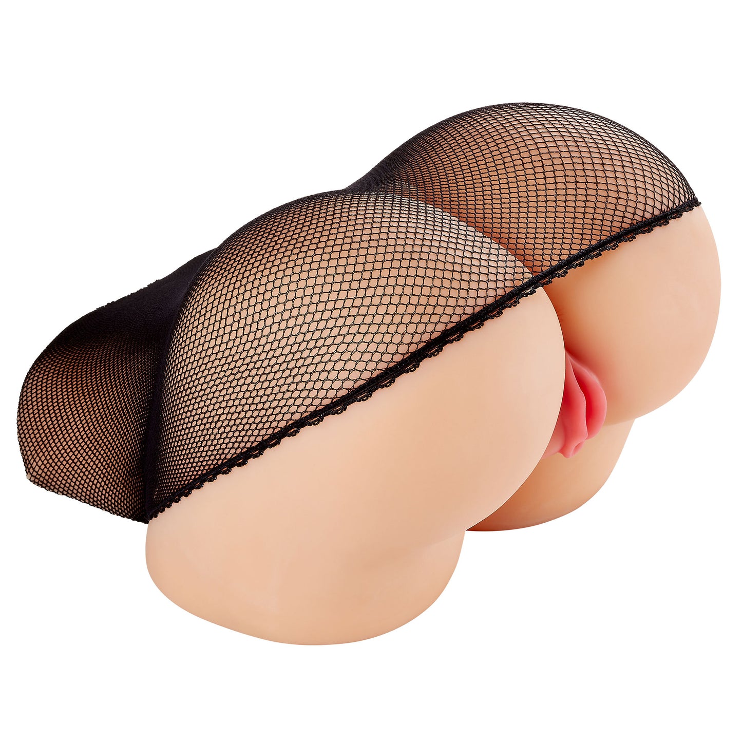 Life-Size Pleasure Pussy and Ass Body Mold With Removable Stocking - Light - Not Very Vanilla