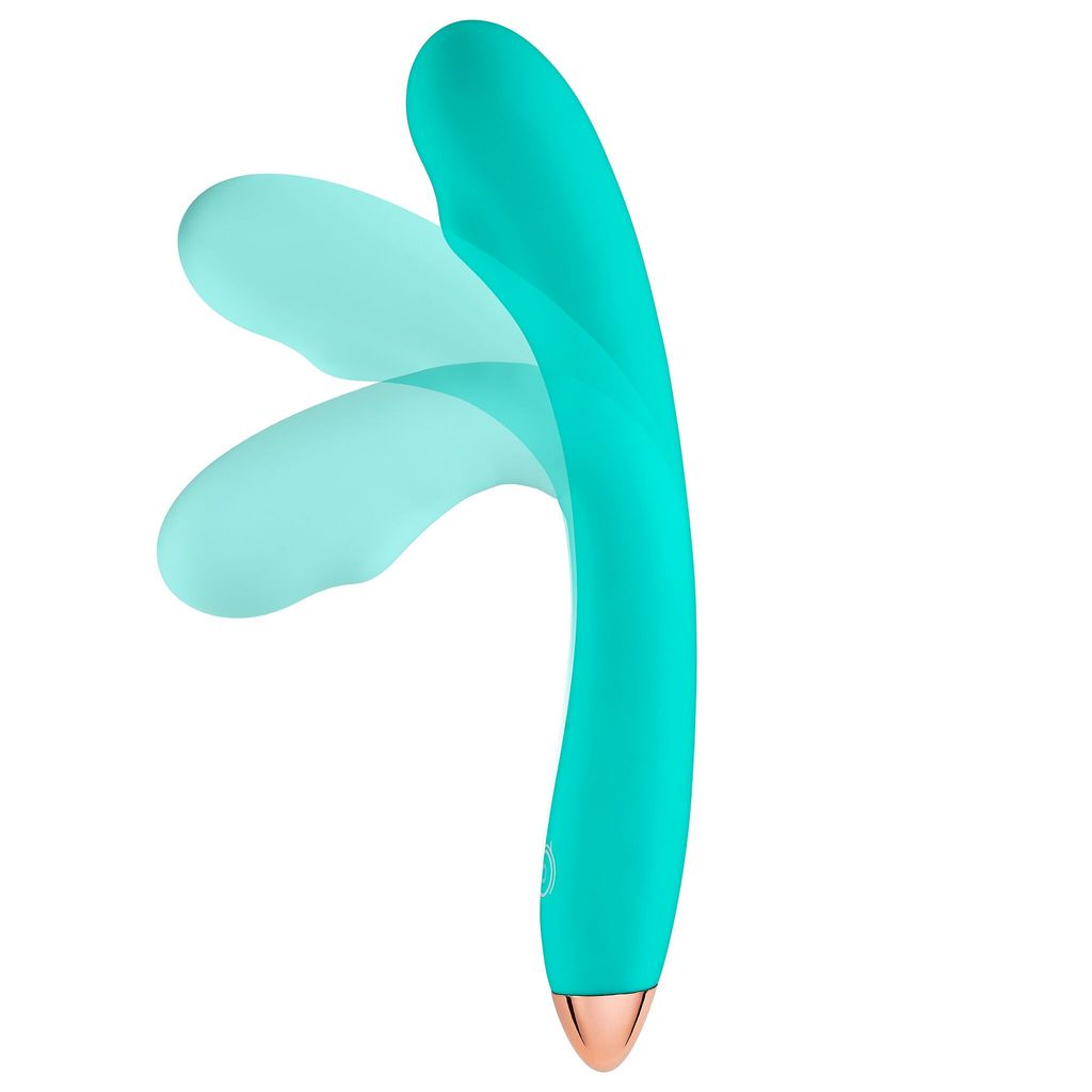 Cloud 9 Novelties G-Spot Slim 8 Inch Flexible Body Vibrator - Teal - Not Very Vanilla